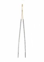 Pinza recta para tejidos TC general, lisa, 15 cm - Imagen 3