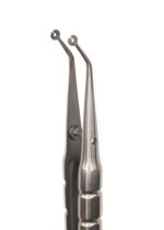 20 pinzas CORN microquirúrgicas para sutura con polvo de diamante, 15 cm