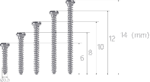 Caja de 15 microtornillos osteosíntesis (1 destornillador manual, 1 fresa perforadora,1 aplicador CA) - Imagen 5