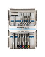 Set de Osteotomos angulados de punta cóncava